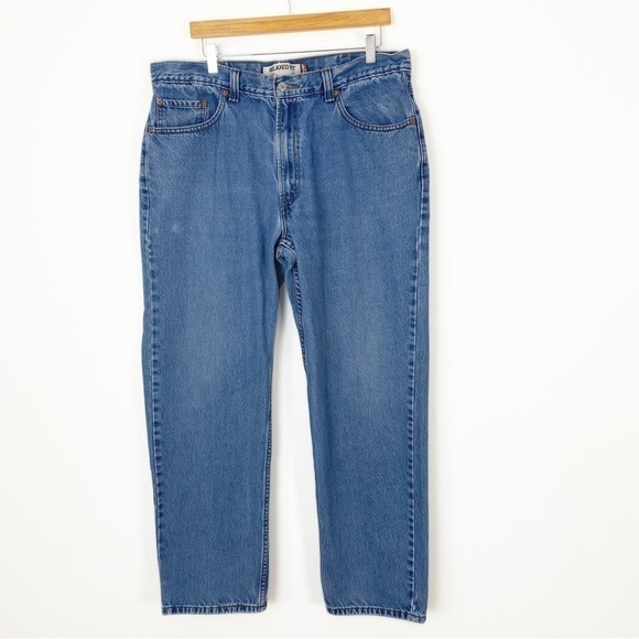 LEVI’S 550 Relaxed Fit Denim Jeans Straight Leg Size 38x32 High Waisted Retro - Picture 5 of 10